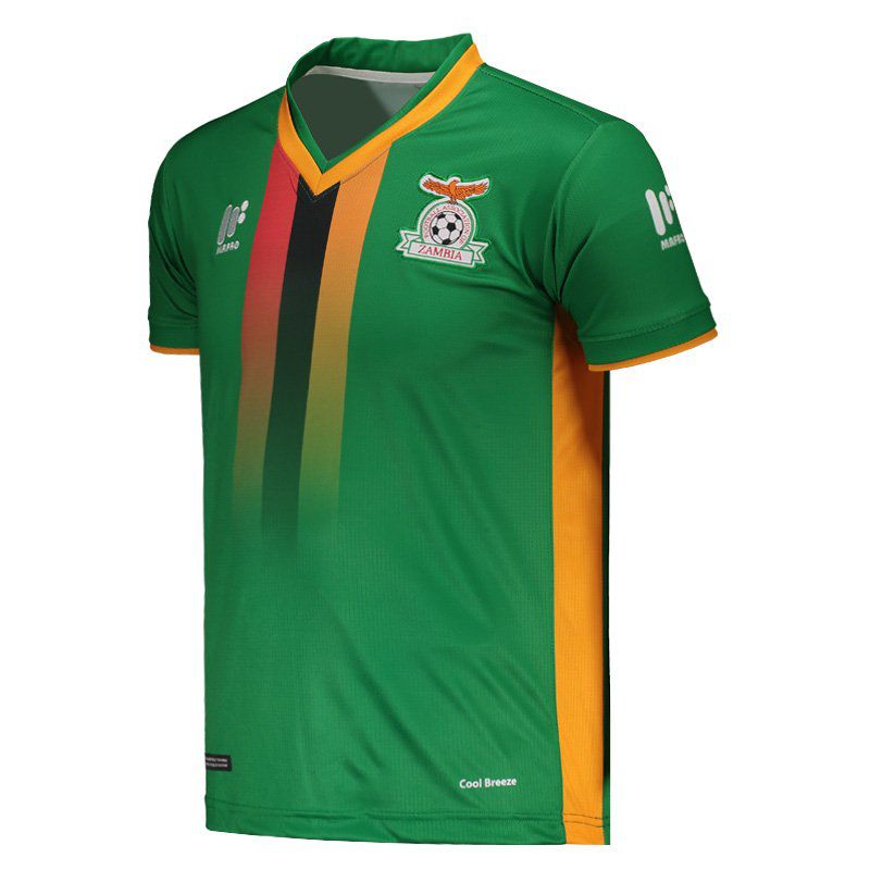 ZAMBIA Official Mafro Home Football Shirt 2017-2018 NEW Men's Soccer Jersey 