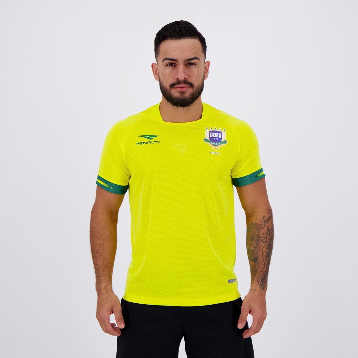 2019 Penalty Brazil Brazil Futsal Home Soccer Jersey Shirt 