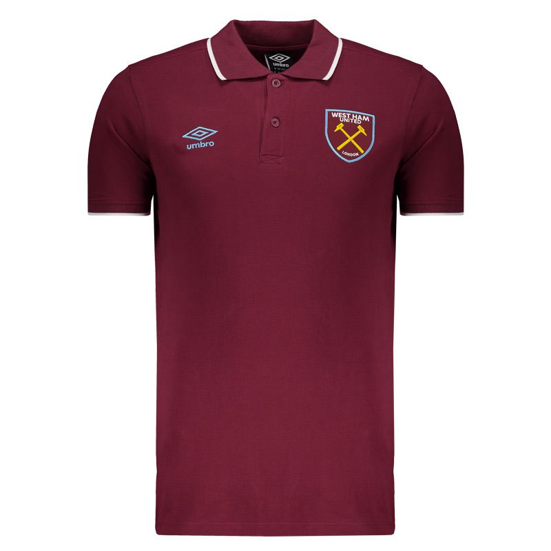 Adult  Sizes Official West Ham United Crest Black Polo  2018 Shirt 