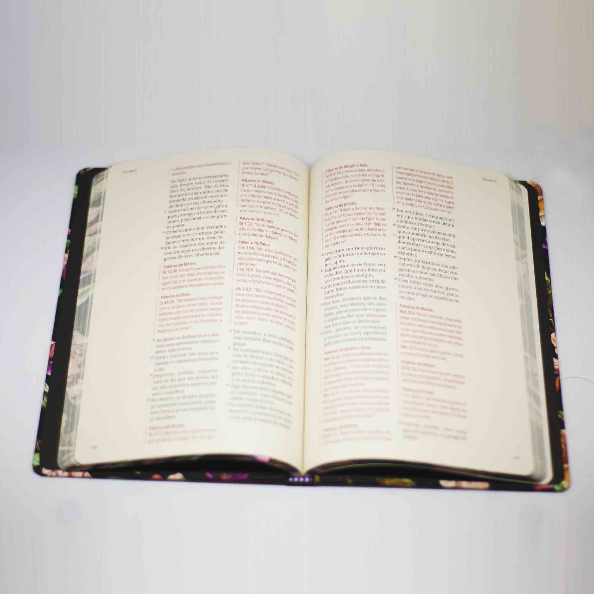 Bíblia Contexto Salmos E Provérbios - Floral