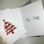 Cartão de Natal e Ano Novo em Braille - Conjunto com 2 unidades