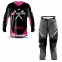 Calça e Camisa Motocross AD Store Team Rosa