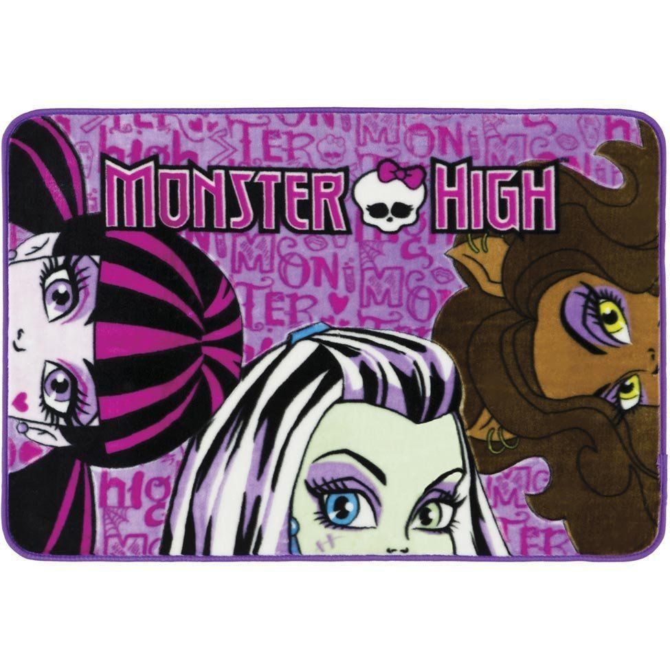 Tapete Monster High Rashel Toque Super Macio - Jolitex
