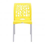 Cadeira Nature Forte Plástico Amarela