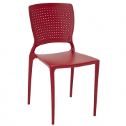 Cadeira em Polipropileno Safira Summa 84x43x52cm Tramontina - Vermelha