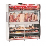 Expositor De Carne Refrimate 2,00m Cinza EAST 2000 - 220v