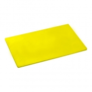 Placa Polietileno Amarelo 1x30x50CM Kitplas