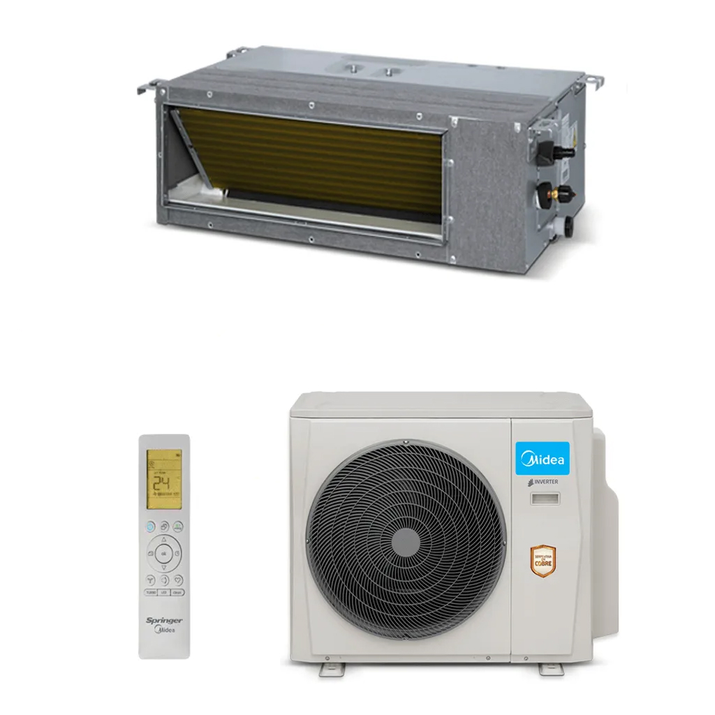 Ar-Condicionado Multi Inverter Springer Midea 27000BTU (1x Duto 12000) 220V