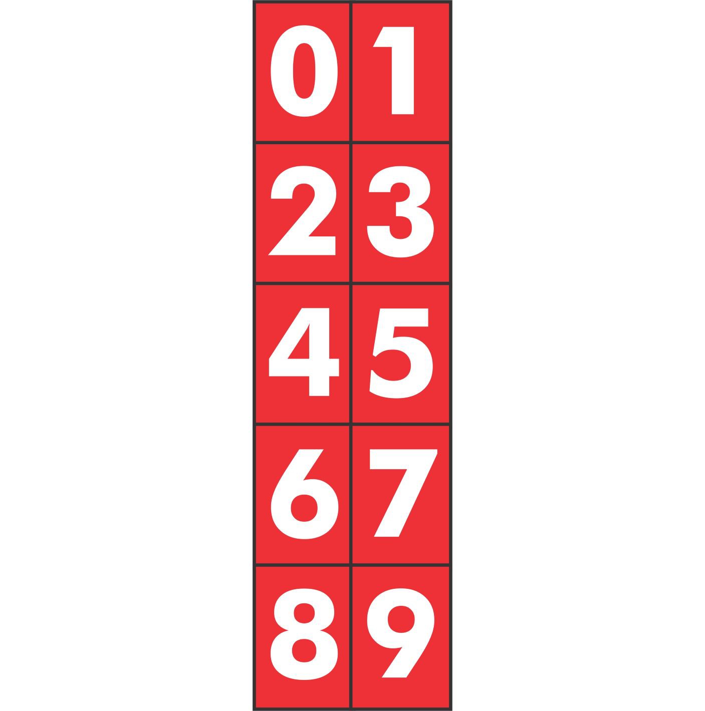 Placa Números CIPA PS803 (14,5x12,5cm)