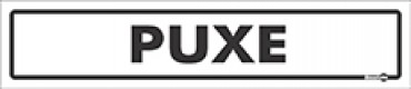Placa Puxe PS61 (6,5X30cm)