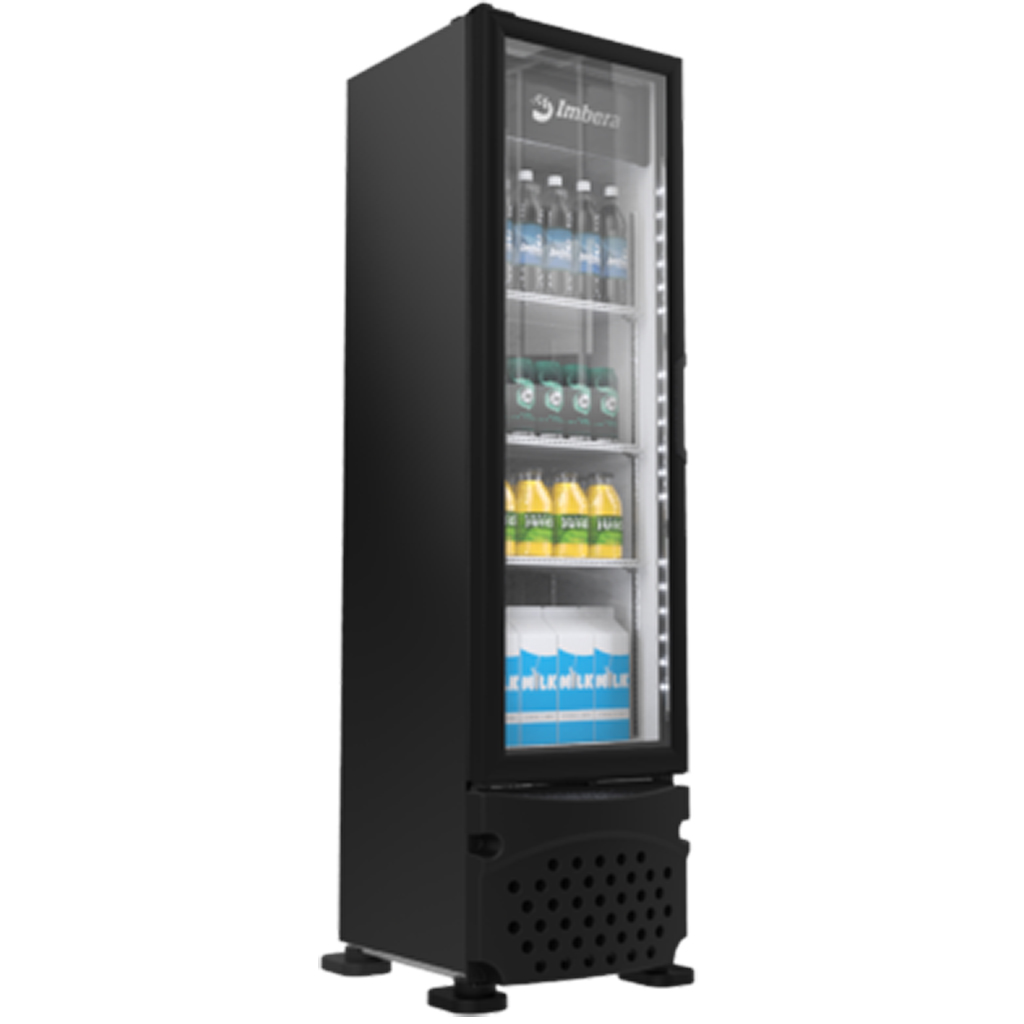 Refrigerador Expositor Para Bebidas Vertical 230L Imbera VR08 Preto - 127v