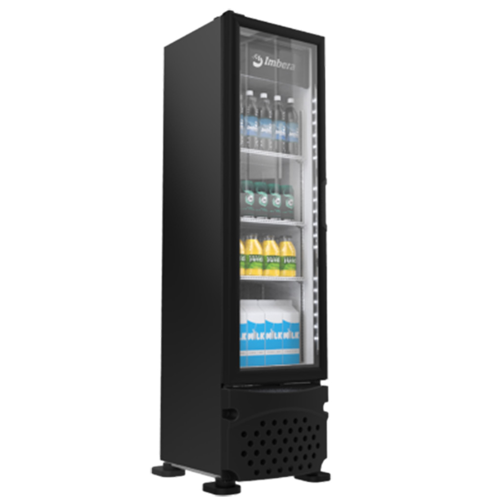 Refrigerador Expositor Para Bebidas Vertical 230L Imbera VR08 Preto - 220v