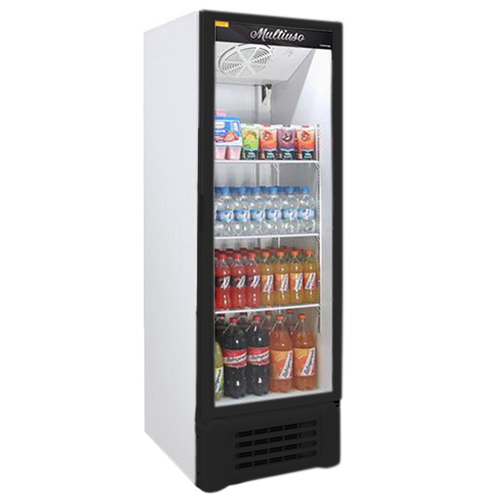 Refrigerador Expositor Para Bebidas Vertical 400L Refrimate VCM400 Branco/Preto - 220V