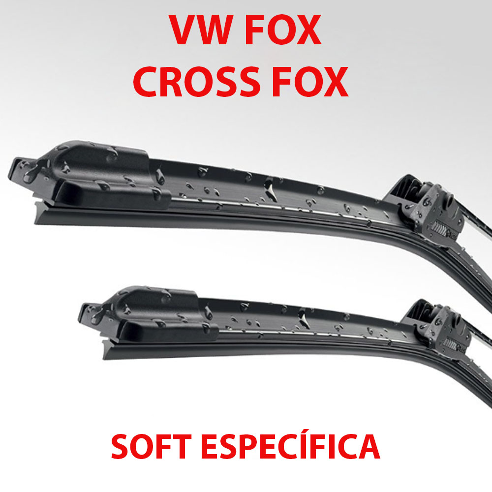 Palheta Soft Limpador Dianteiro Fox CrossFox 2013 2014 2015 2016 - PAR