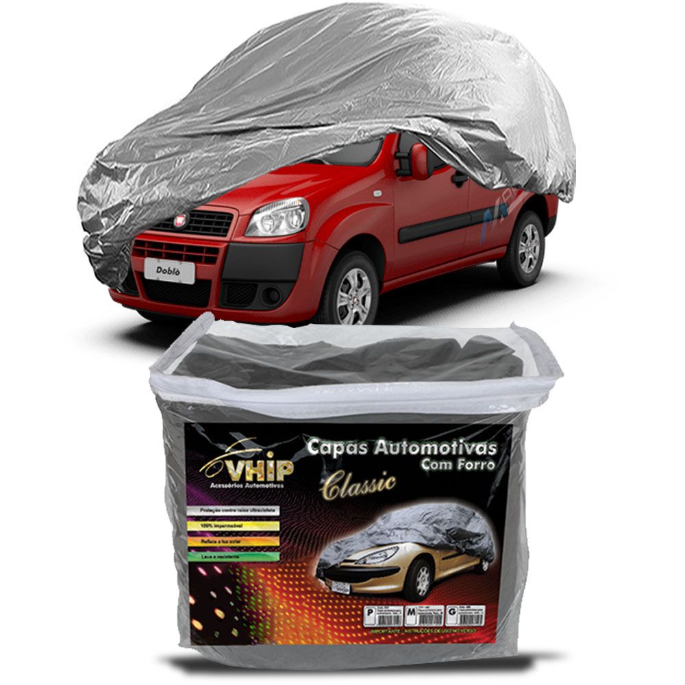 Capa Protetora Doblo com Forro 100% Impermeavel para Cobrir Carro