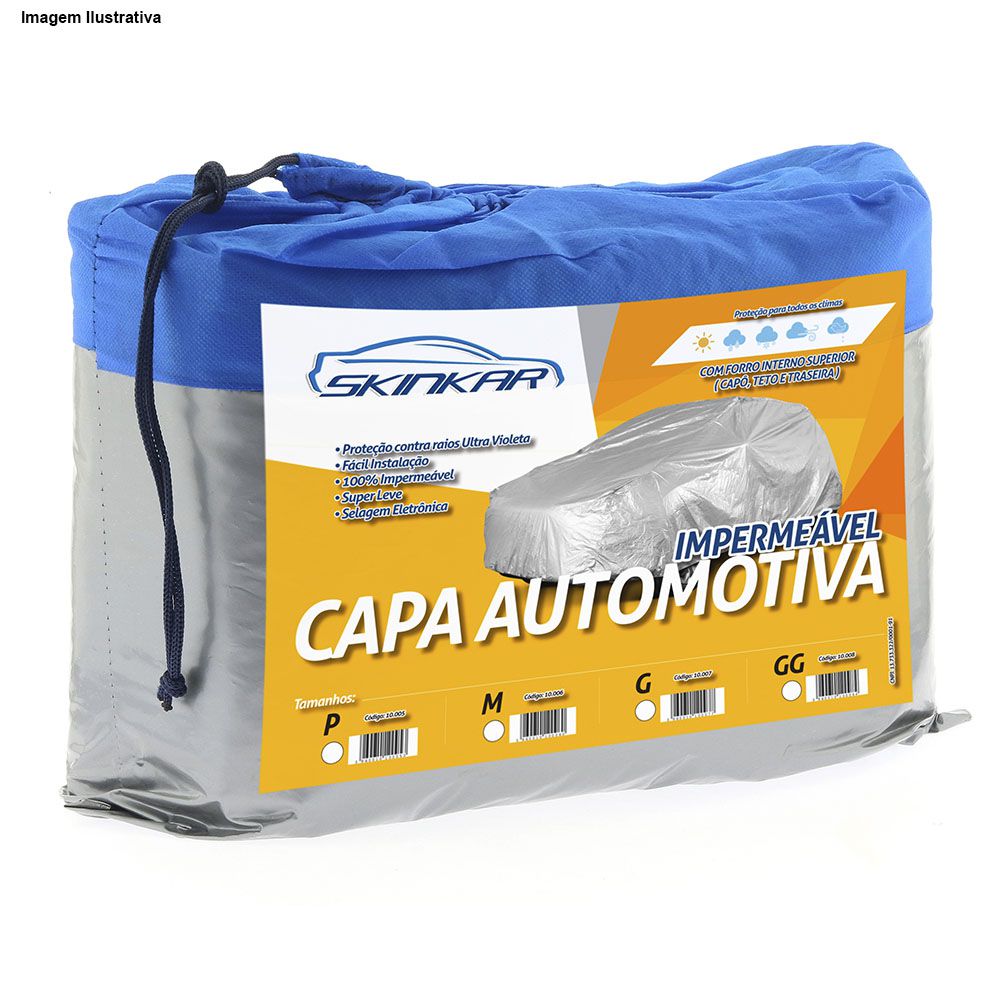 Capa Protetora Premio com Forro 100% Impermeavel para Cobrir Carro
