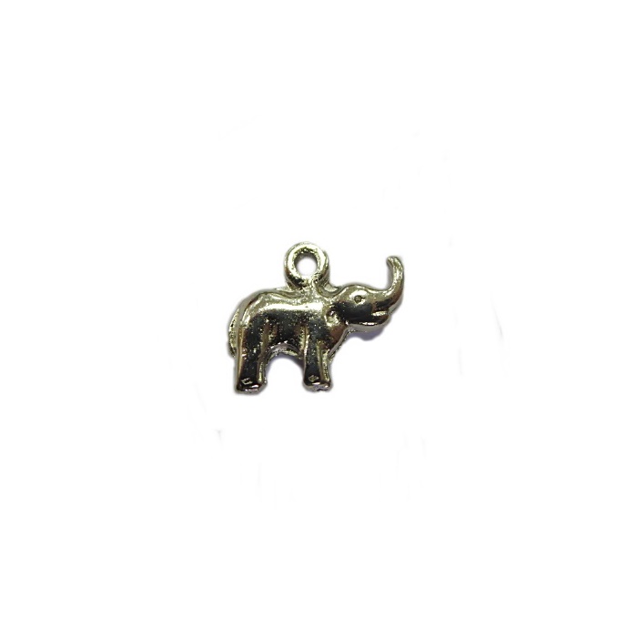 Pingente Elefante níquel pequeno (10 unidades)- PTN033