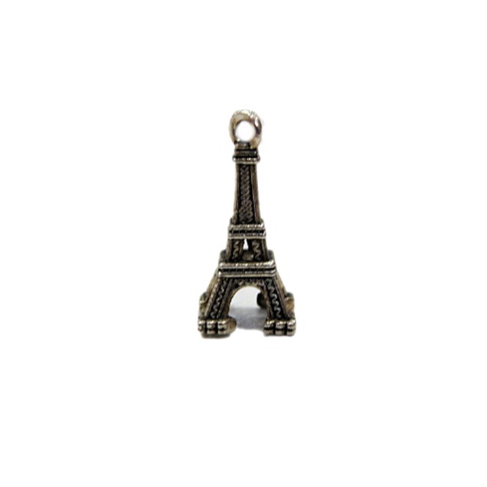 Pingente Torre Eifel níquel envelhecido- PTN045