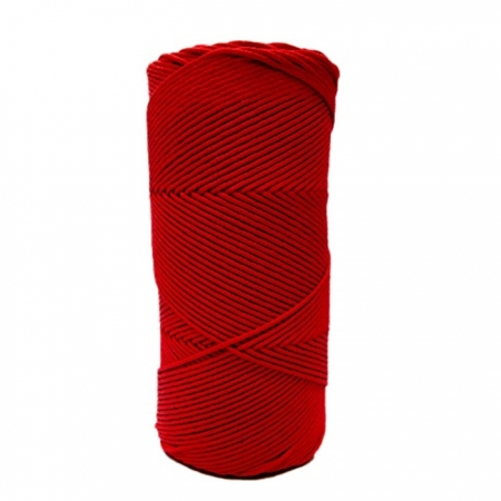 Cordão encerado fino vermelho  (7716) 10mts- CDF025