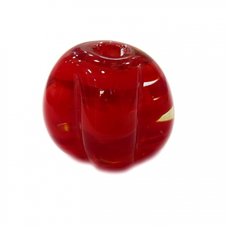 Pitanga de murano GG vermelho cristal- MU390