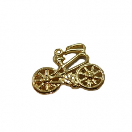 Pingente Bicicleta dourada- PTD028