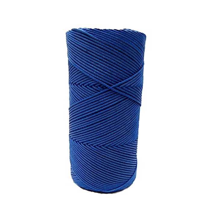 Cordão encerado fino azul royal (4647) 10mts- CDF007
