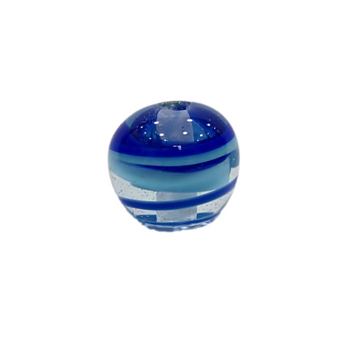 Bola de murano G  turquesa/ azul- MU075