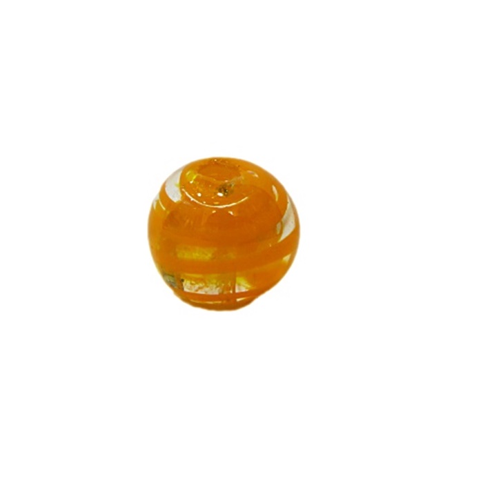 Bola de murano P laranja (10 unidades)- MU119