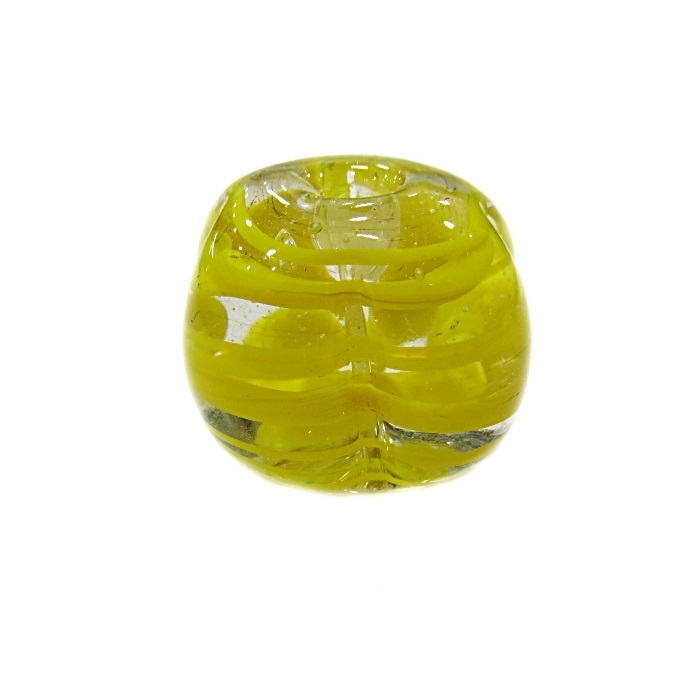 Pitanga de murano GG amarelo cristal- MU371