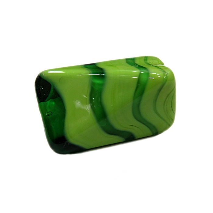 Facetado de murano GG verde pistache/ verde- MU520