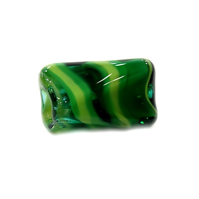 Facetado de murano GG verde/ verde pistache- MU522