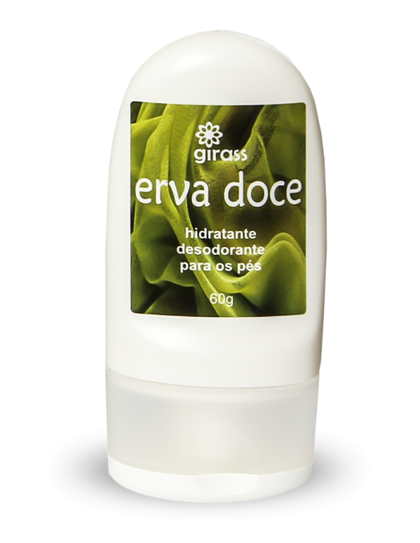Hidratante Desodorante para os pés Erva Doce