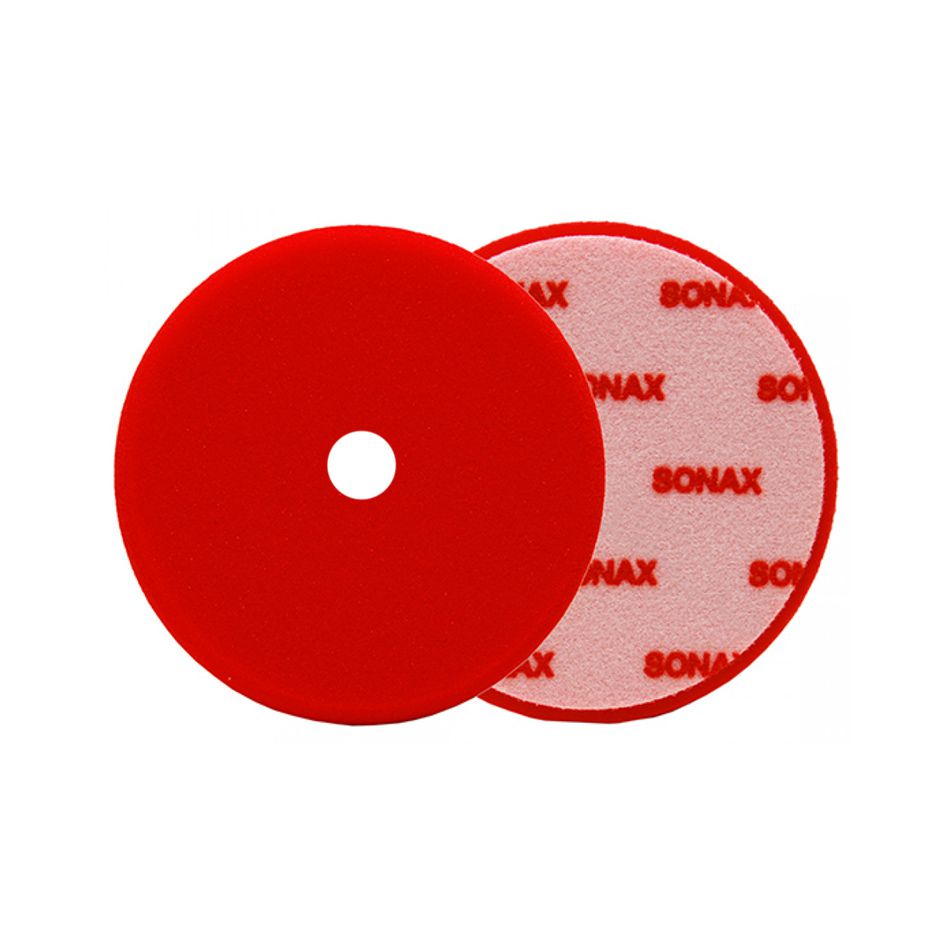 Boina de Espuma Vermelha Agressiva 5,5 pol Sonax