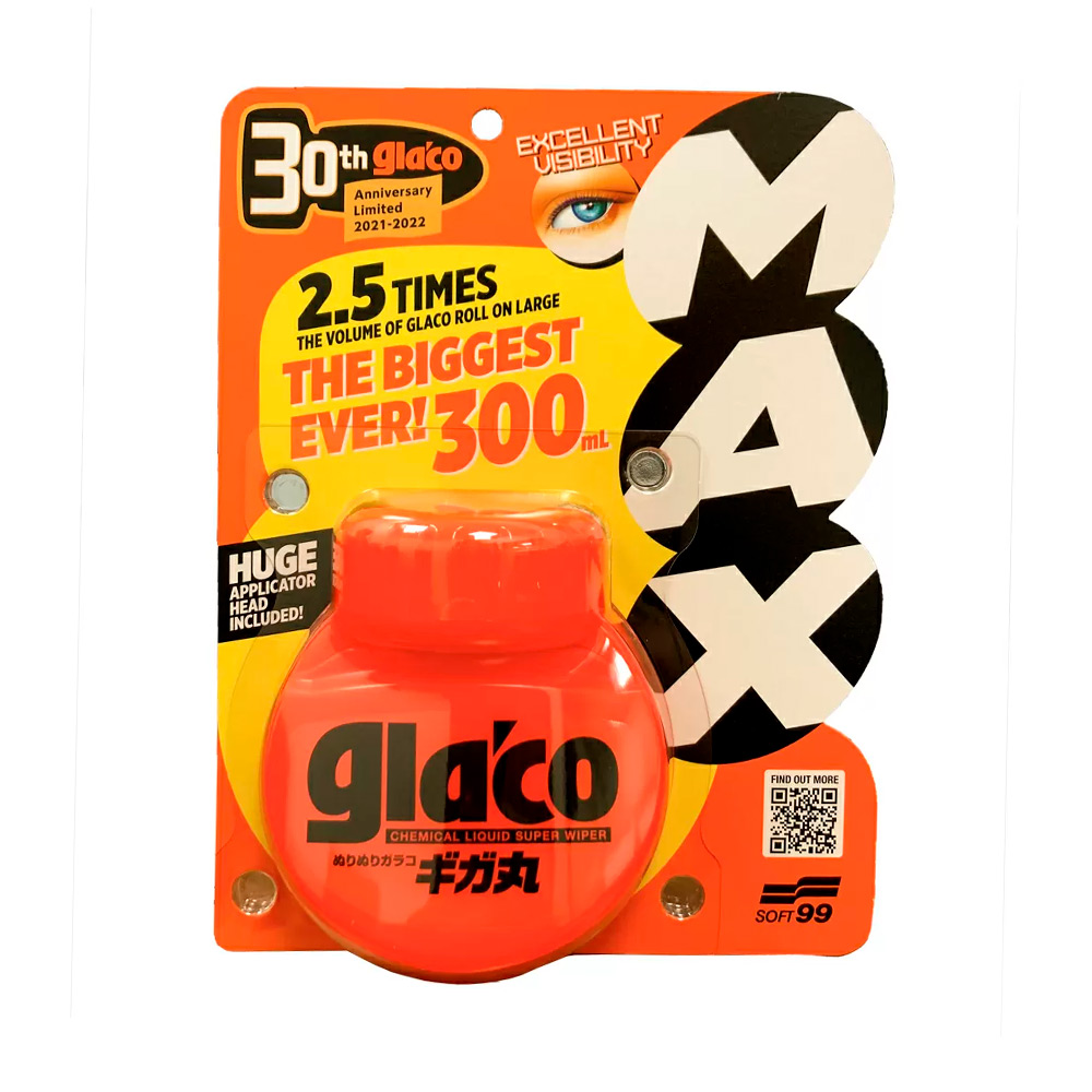 Cristalizador de Vidros Soft99 Glaco Max Edição Limitada - 300ml