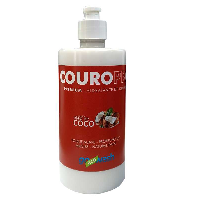 Hidratante De Couro Com Óleo de Coco CouroPro 500ml GO ECO WASH