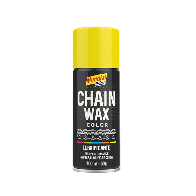 Lubrificante Para Correntes na cor Amarelo Chain Wax Mundial Prime