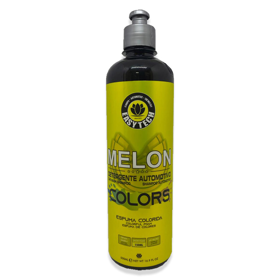 Shampoo Automotivo Melon Colors Amarelo 1:150 500ml EasyTech