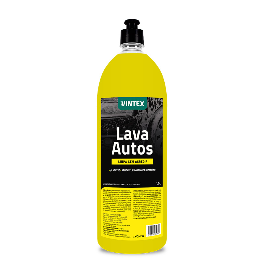 Shampoo Lava Autos 1,5L Vintex
