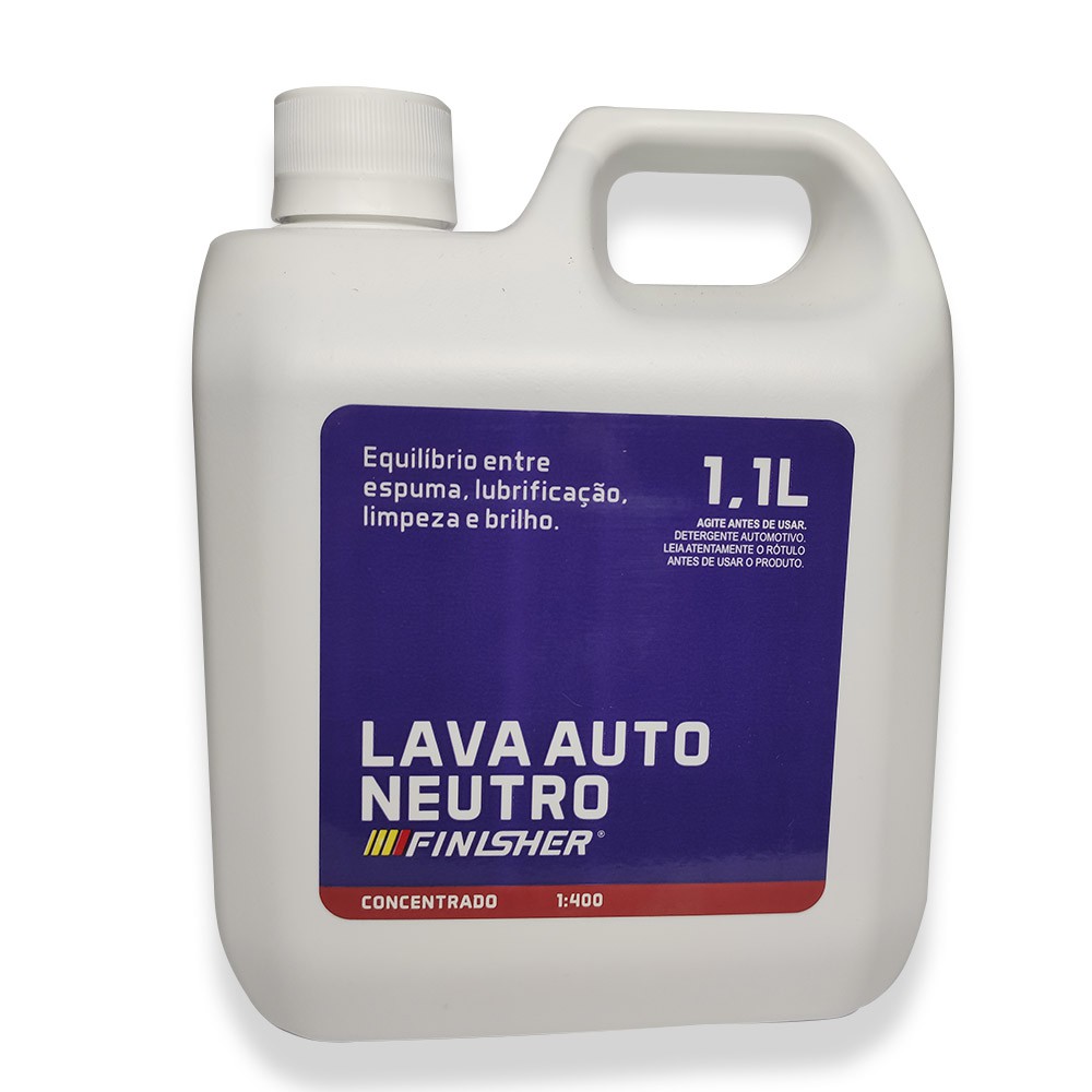 Shampoo Neutro Lava Auto 1,1L Finisher