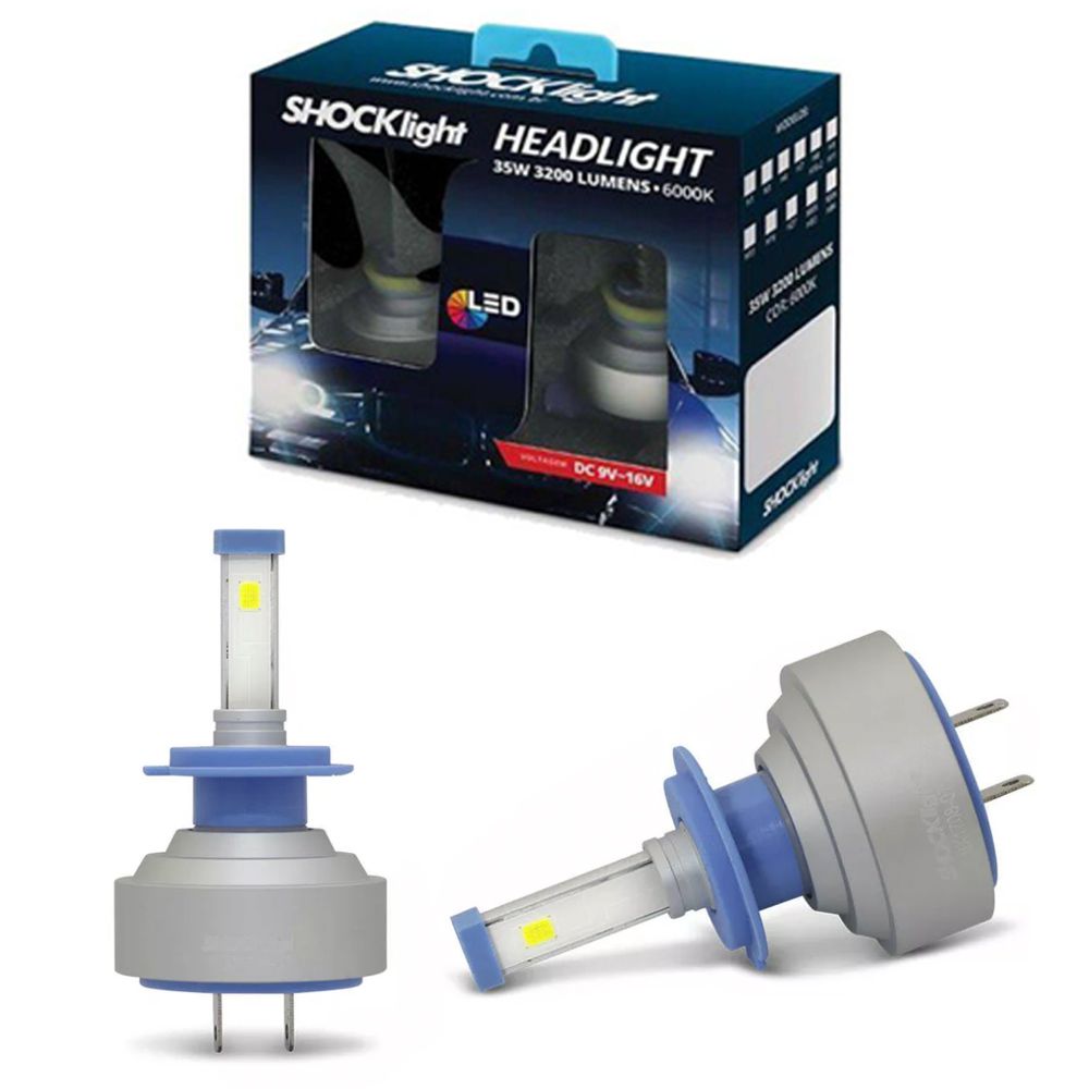 Lâmpadas LED H7 6000k Farol Baixo Volkswagen SpaceCross 2012-2014
