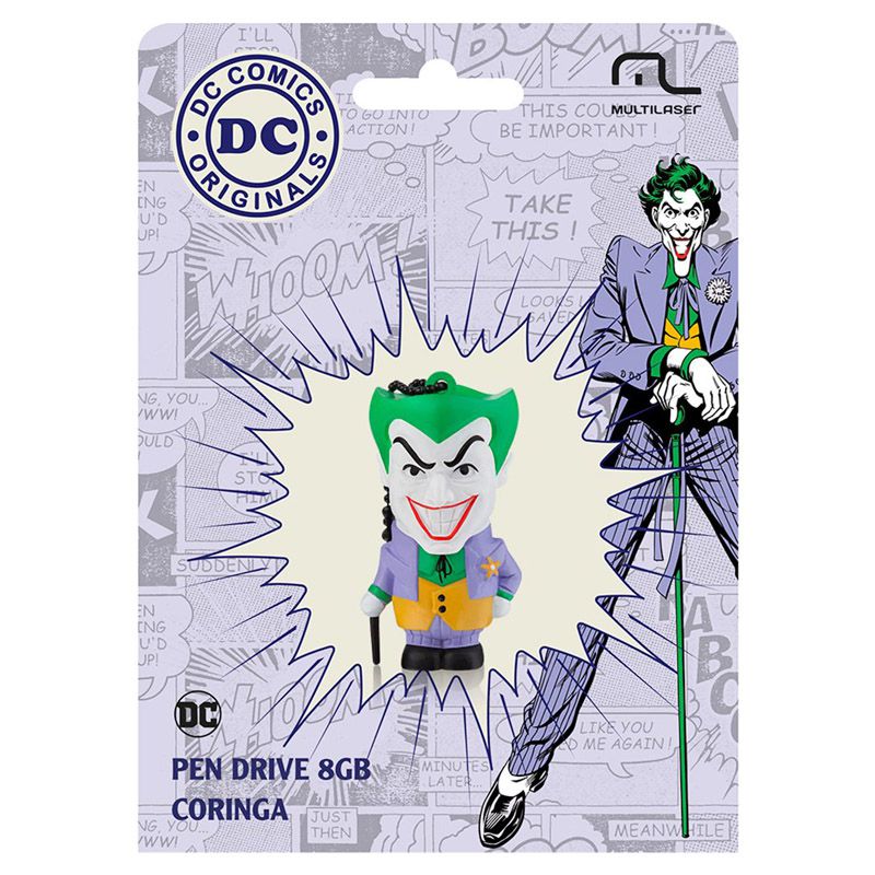 Pen Drive 8GB Coringa DC Comics