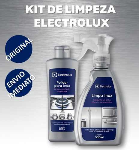 Limpa Inox Electrolux + Polidor De Inox  - Pensou Filtros