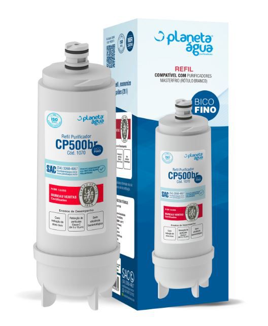 Refil CP500BR Para Purificador de Água Masterfrio  - Pensou Filtros