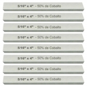 Kit Bits Quadrado 5/16 X 4 - Com 50% De Cobalto - 8 Peças