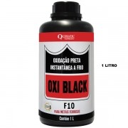 OXI BLACK F10 - Oxidação Preta Instantânea a Frio - Embalagem 1 Litro - QUIMATIC/TAPMATIC