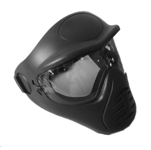 Mascara Ram Preto H1-2 para Airsoft / Paintball
