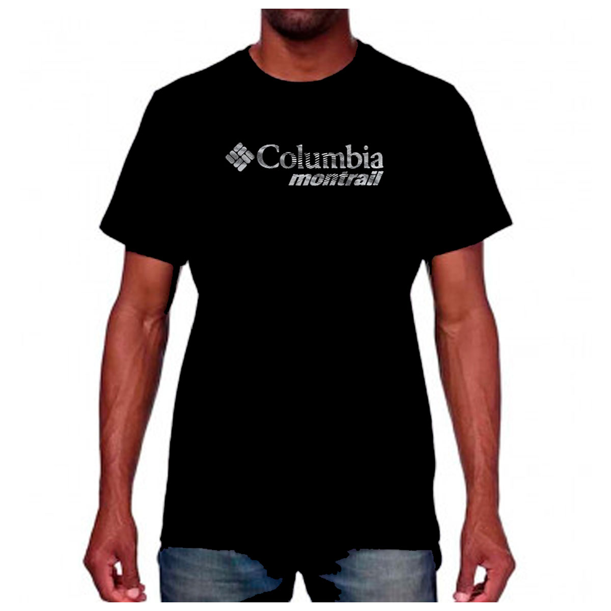 Camiseta Masculina Columbia Neblina Montrail MC Preto