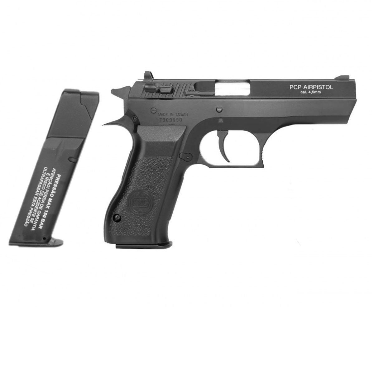 Pistola de Pressão KWC P45 Full Metal Ar Comprimido 4,5mm
