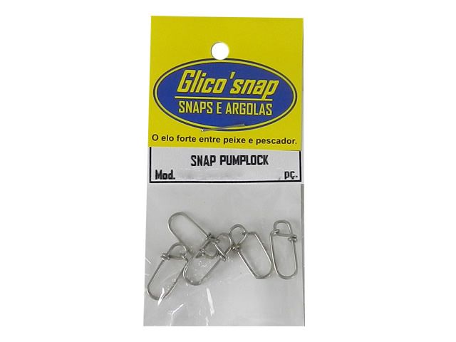 Snap Glico'Snap PumpLock 410-15LBS - 6 peças