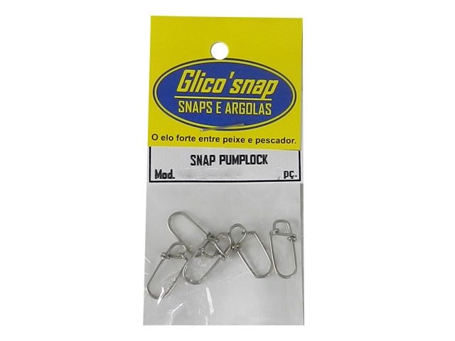 Snap Glico'Snap Pumplock com girador 430-35 LBS - 5 peças